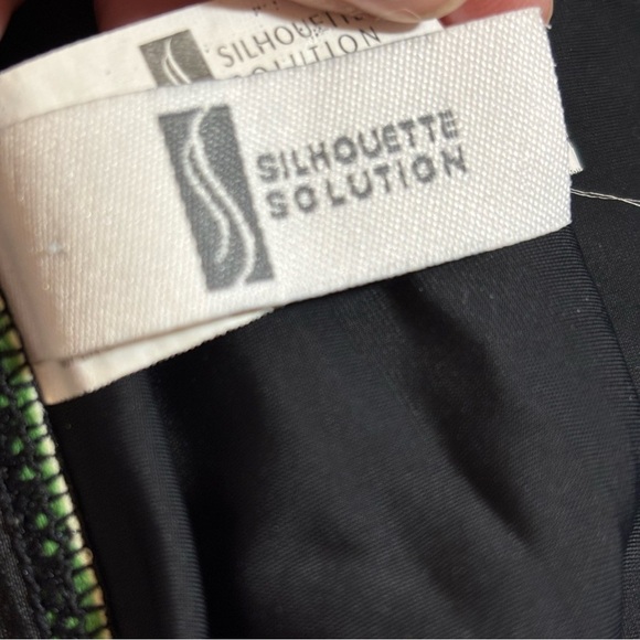 💥5/$25 Silhouette Solutions women’s black bikini bottoms in size 12 - Picture 5 of 6